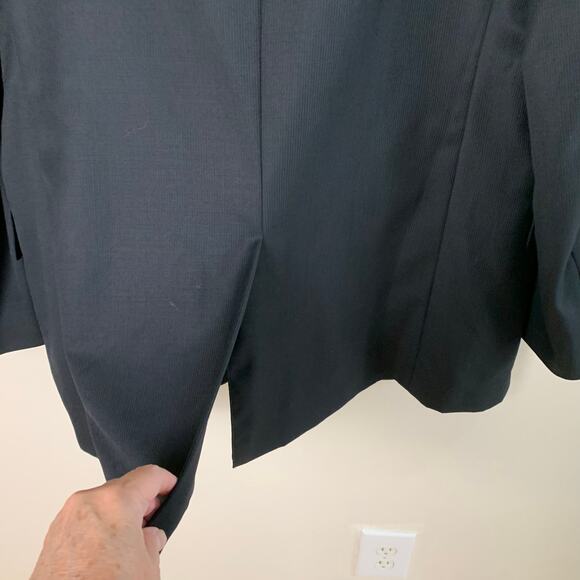Jos A Bank Sz 44L/39L Signature Fit Wool Suit w/ Sport Blazer Jacket Black Cuffs - Picture 5 of 14